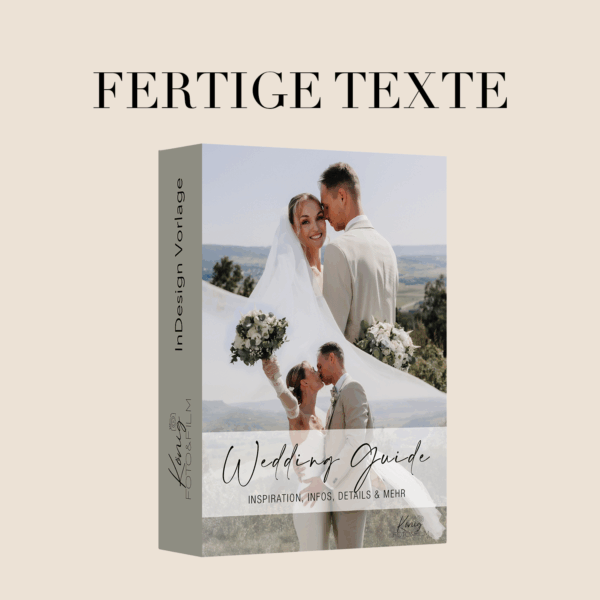 Wedding Guide Vorlage – Bild 3